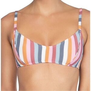 Peony Women’s Striped Bikini Top Size 12